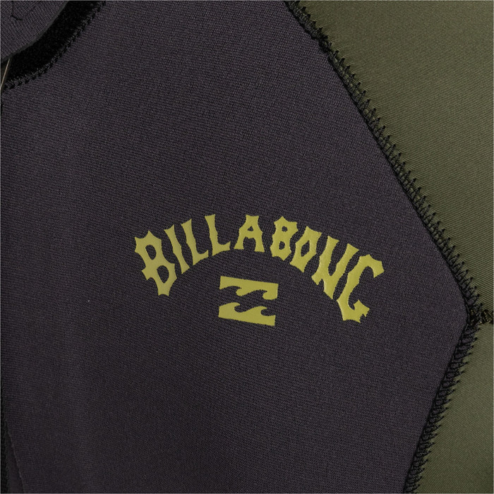 2022 Billabong Mens Intruder 4/3mm Back Zip Wetsuit F44M94 - Antique Black